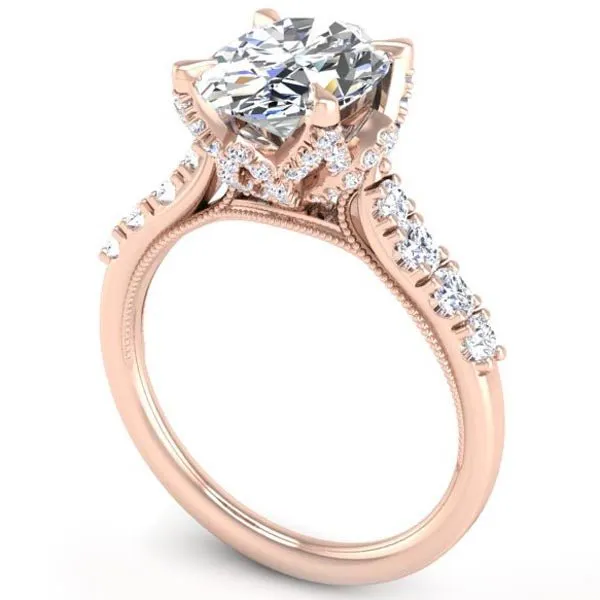 Ben Garelick Astra Galactic Head Diamond Engagement Ring