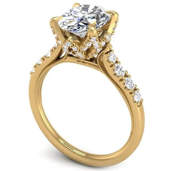 Ben Garelick Astra Galactic Head Diamond Engagement Ring