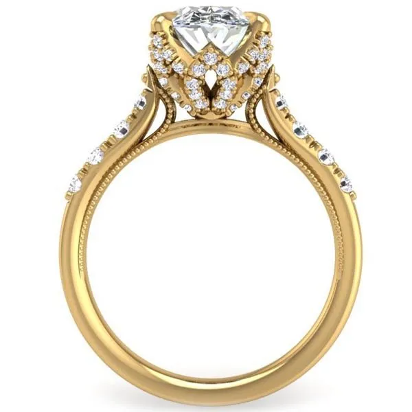 Ben Garelick Astra Galactic Head Diamond Engagement Ring