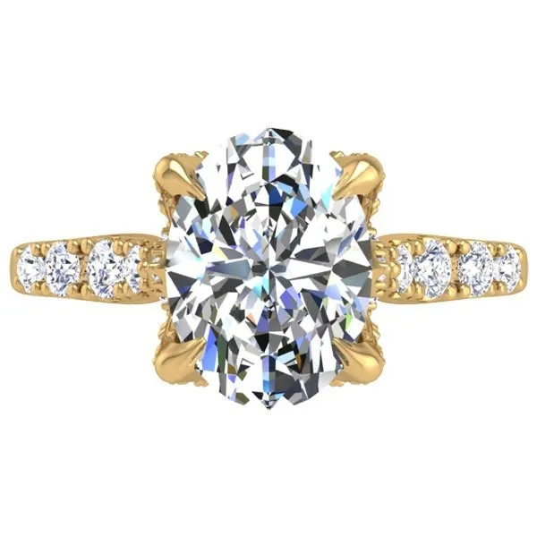 Ben Garelick Astra Galactic Head Diamond Engagement Ring