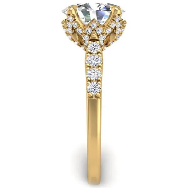 Ben Garelick Astra Galactic Head Diamond Engagement Ring