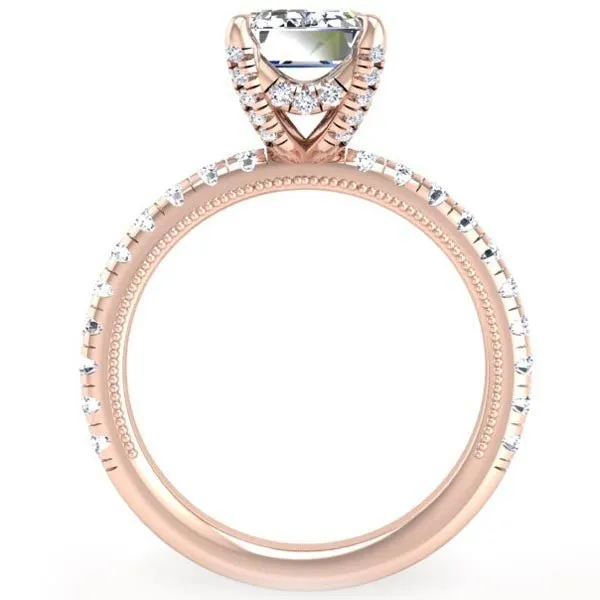 Ben Garelick Emerald Cut Orion Diamond Engagement Ring