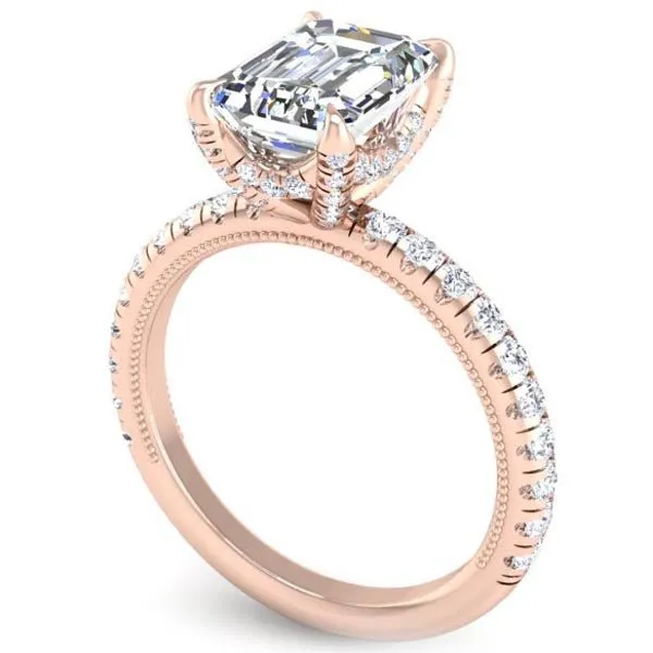 Ben Garelick Emerald Cut Orion Diamond Engagement Ring
