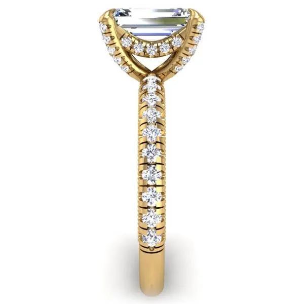 Ben Garelick Emerald Cut Orion Diamond Engagement Ring