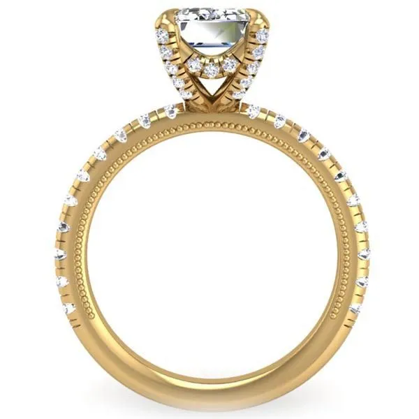 Ben Garelick Emerald Cut Orion Diamond Engagement Ring