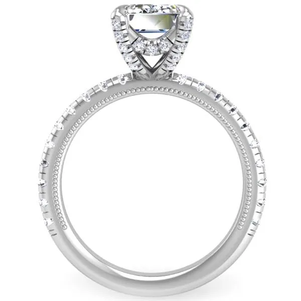 Ben Garelick Emerald Cut Orion Diamond Engagement Ring