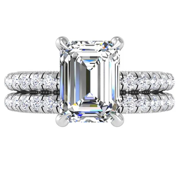 Ben Garelick Emerald Cut Orion Diamond Engagement Ring