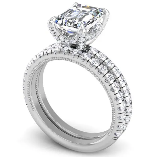 Ben Garelick Emerald Cut Orion Diamond Engagement Ring