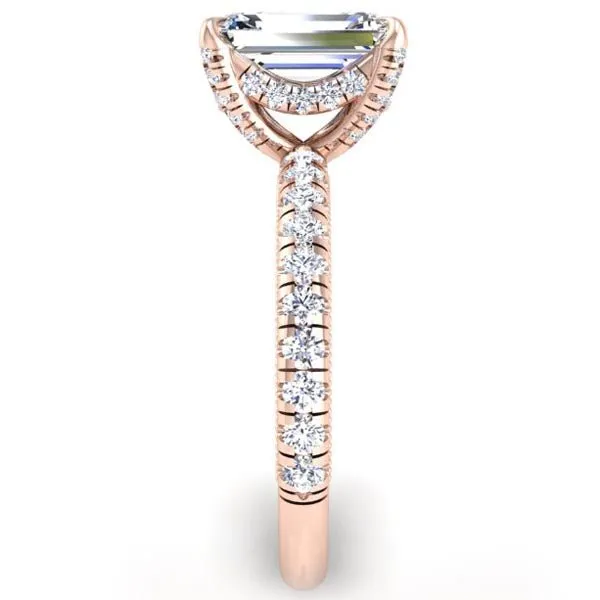 Ben Garelick Emerald Cut Orion Diamond Engagement Ring