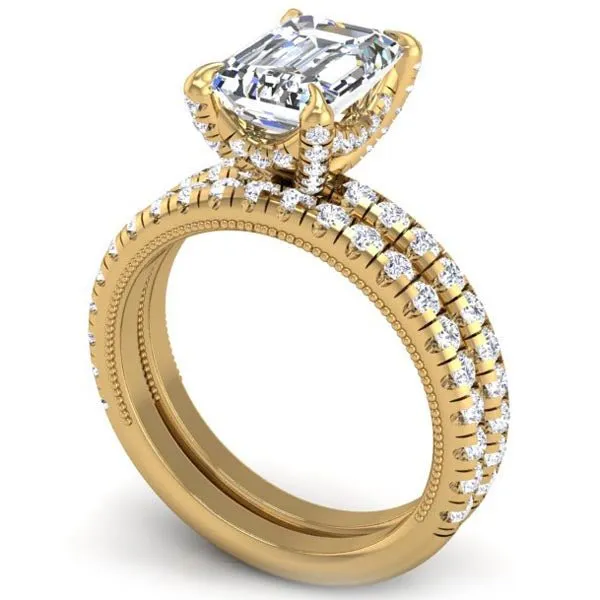Ben Garelick Emerald Cut Orion Diamond Engagement Ring