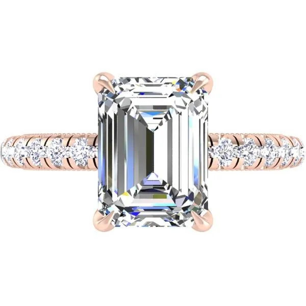 Ben Garelick Emerald Cut Orion Diamond Engagement Ring
