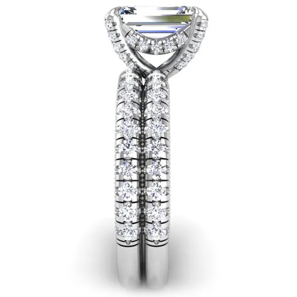 Ben Garelick Emerald Cut Orion Diamond Engagement Ring