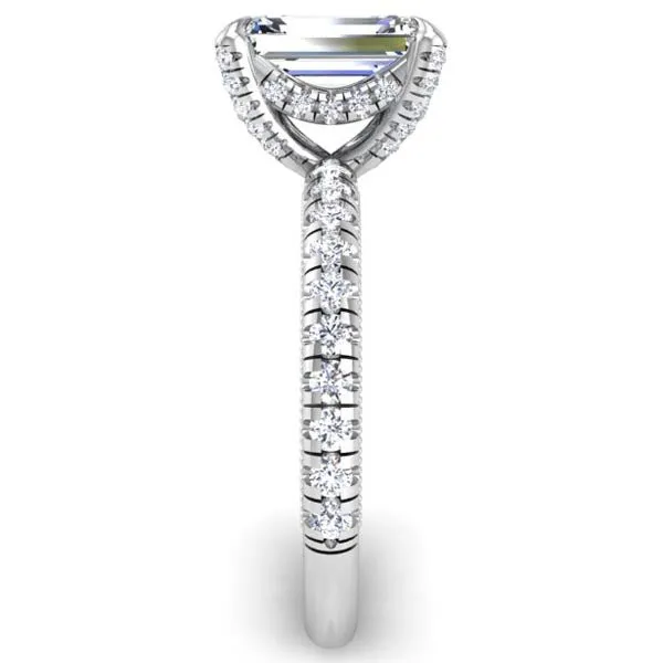 Ben Garelick Emerald Cut Orion Diamond Engagement Ring