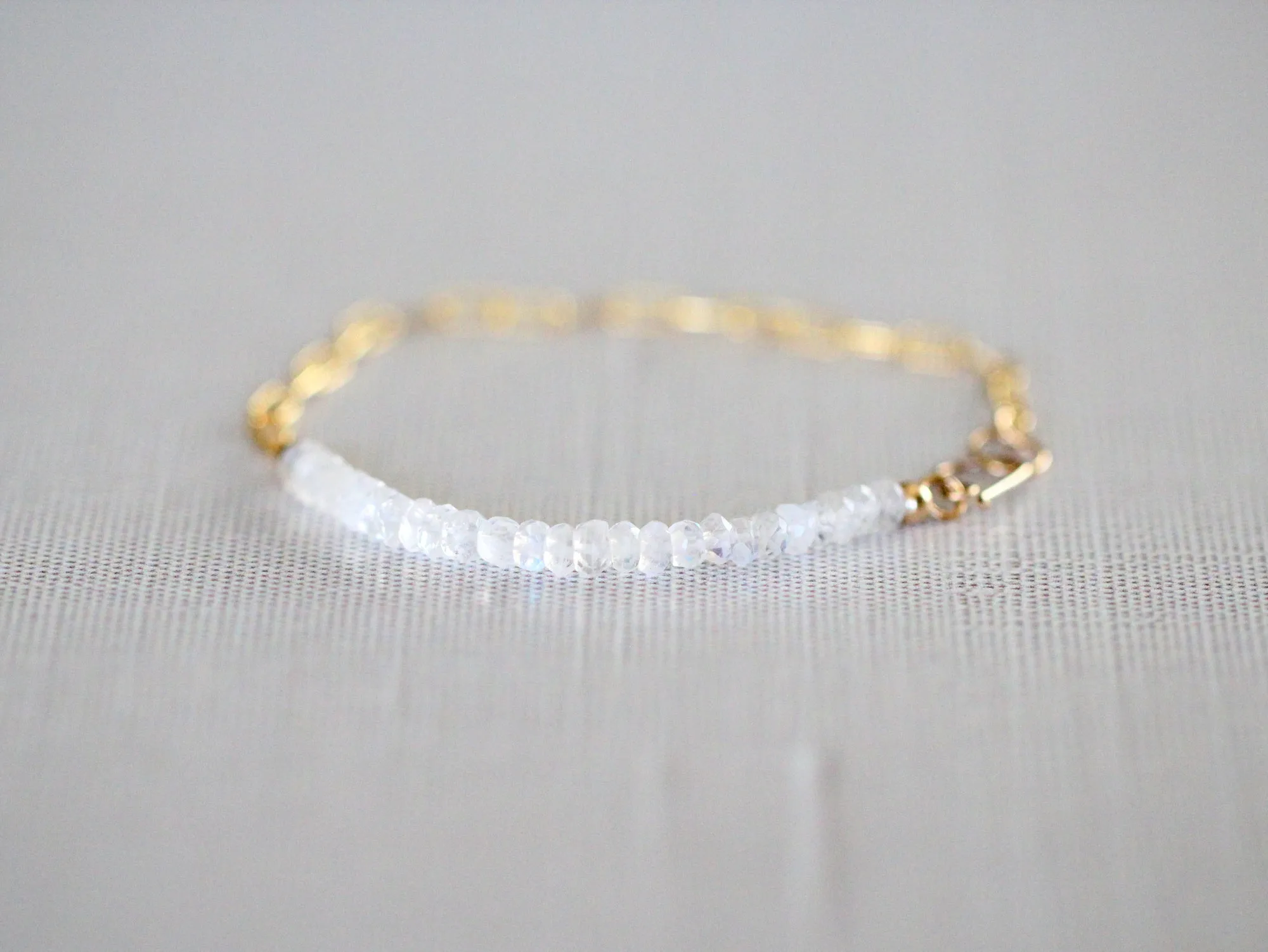 Cara Beaded Bracelet - Moonstone