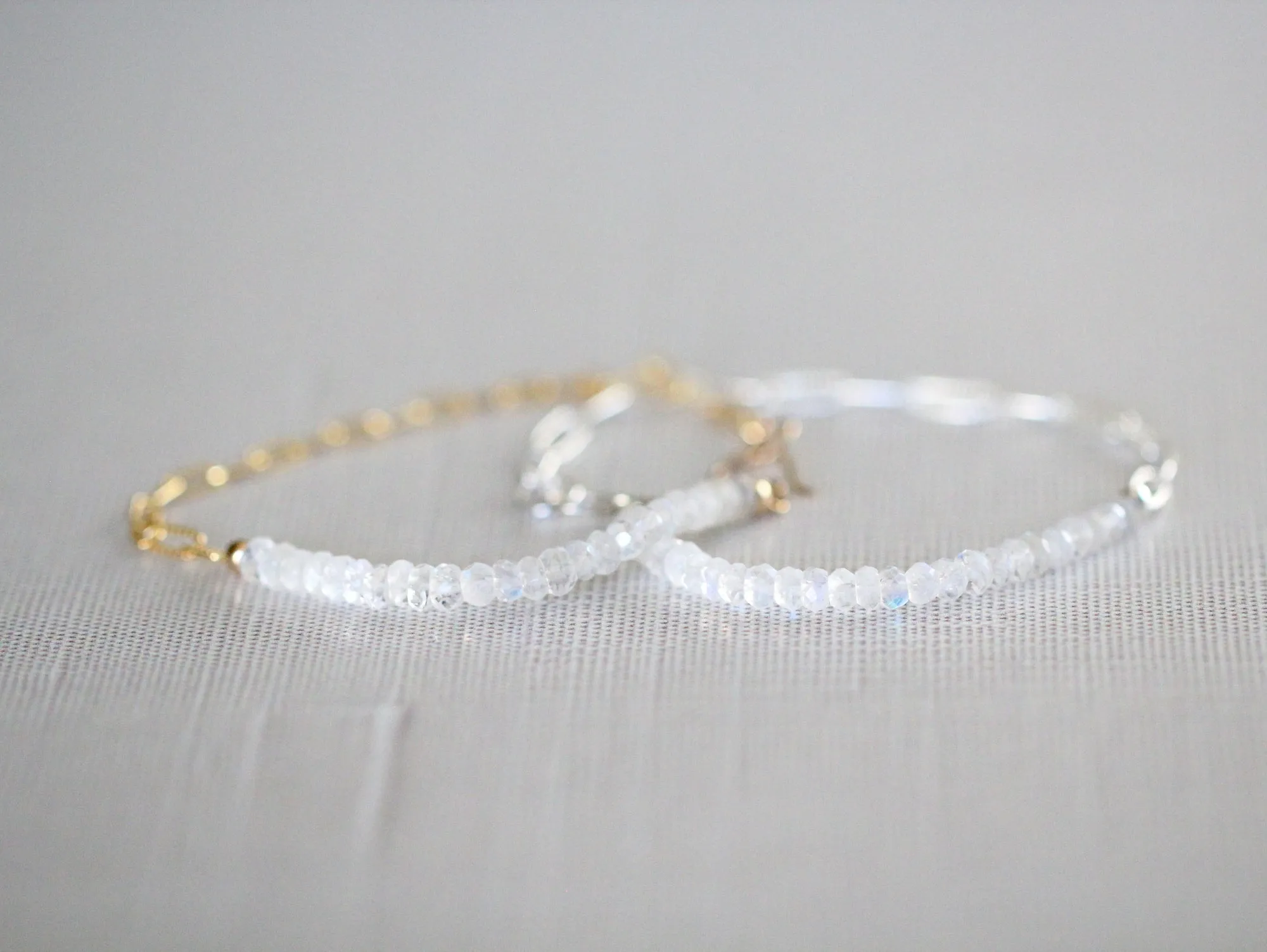 Cara Beaded Bracelet - Moonstone