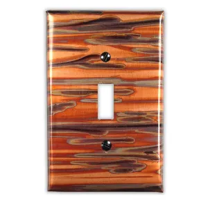 Enchantment Horizontal Copper - 1 Toggle Wallplate