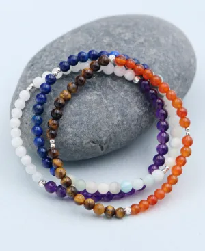 Healing Crystals Intention Gemstones Energy Bracelets