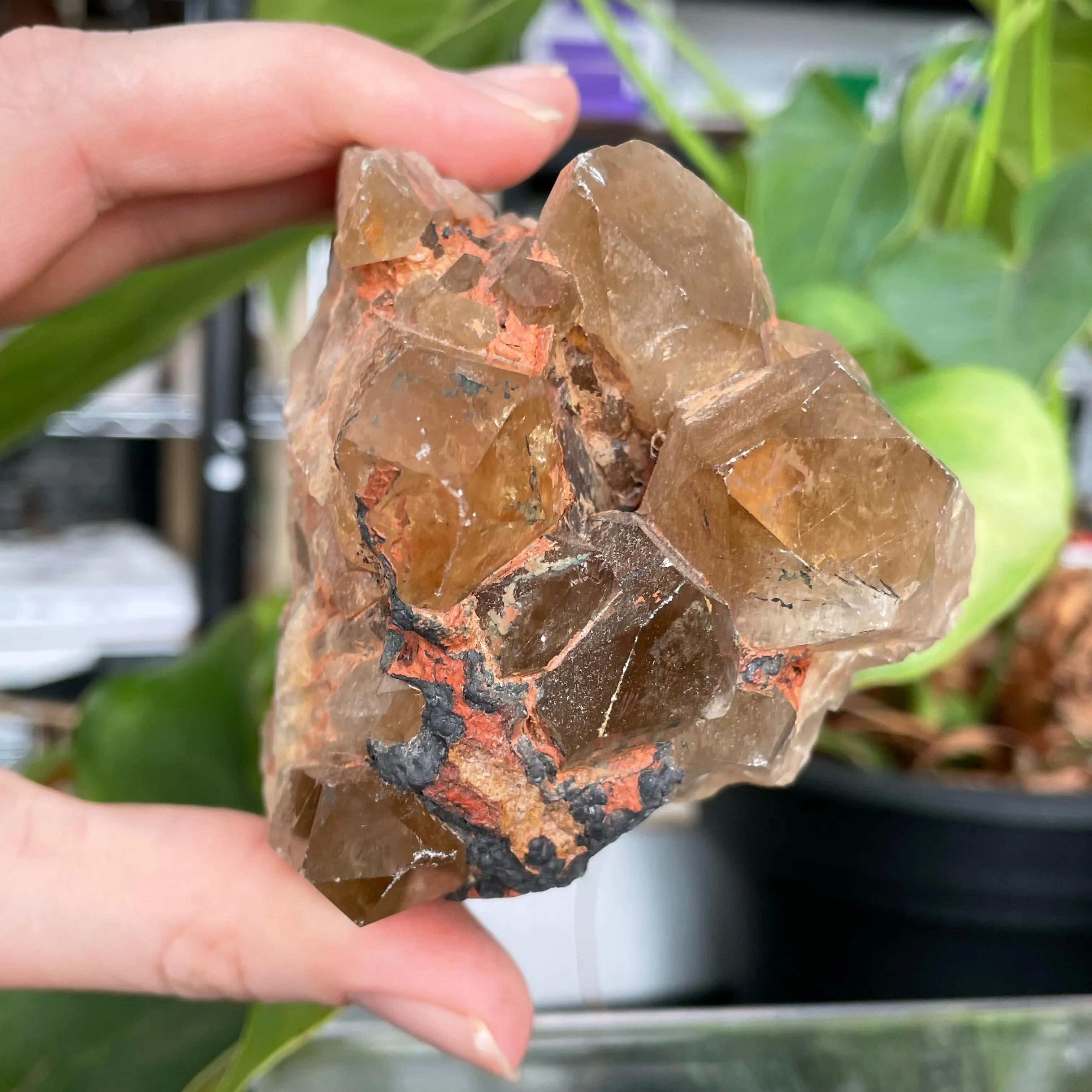 Kundalini Quartz Citrine,  Democratic Republic of Congo, Lwena, Congo Citrine