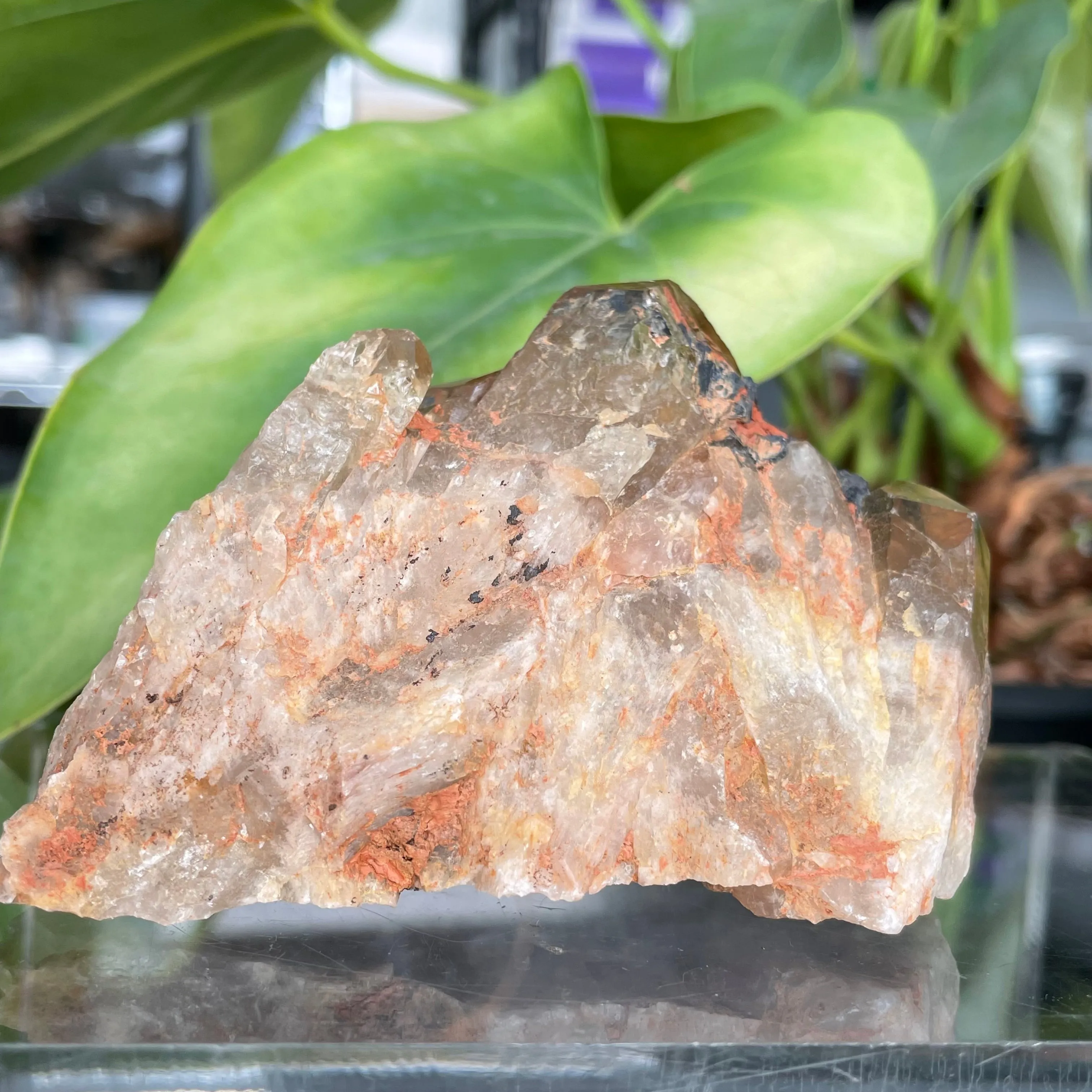 Kundalini Quartz Citrine,  Democratic Republic of Congo, Lwena, Congo Citrine