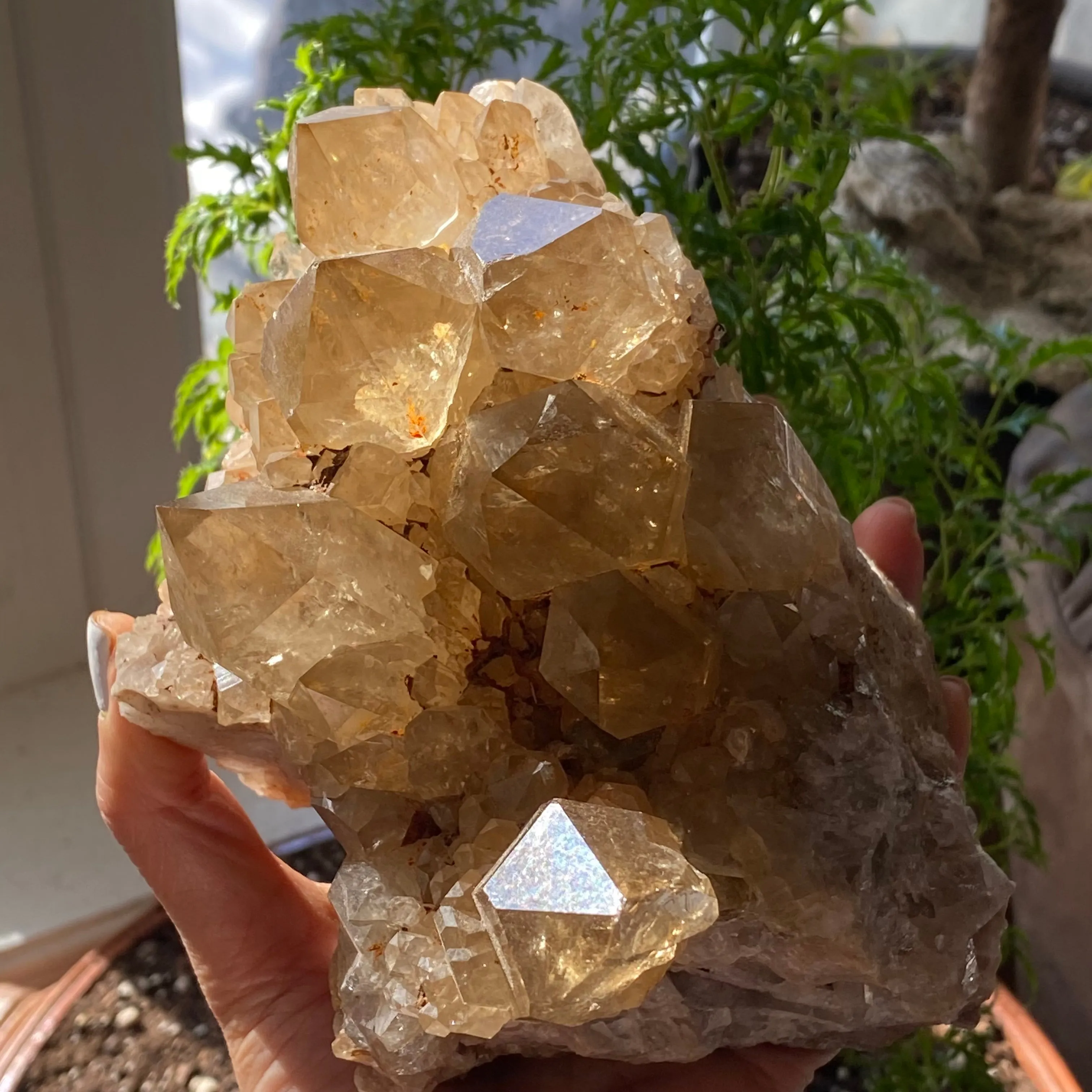 Large, Top Shelf, Natural Kundalini Quartz, Citrine From Democratic Republic Of Congo