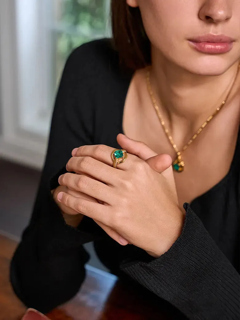 Luxe Emerald Ring 3.00 Carat