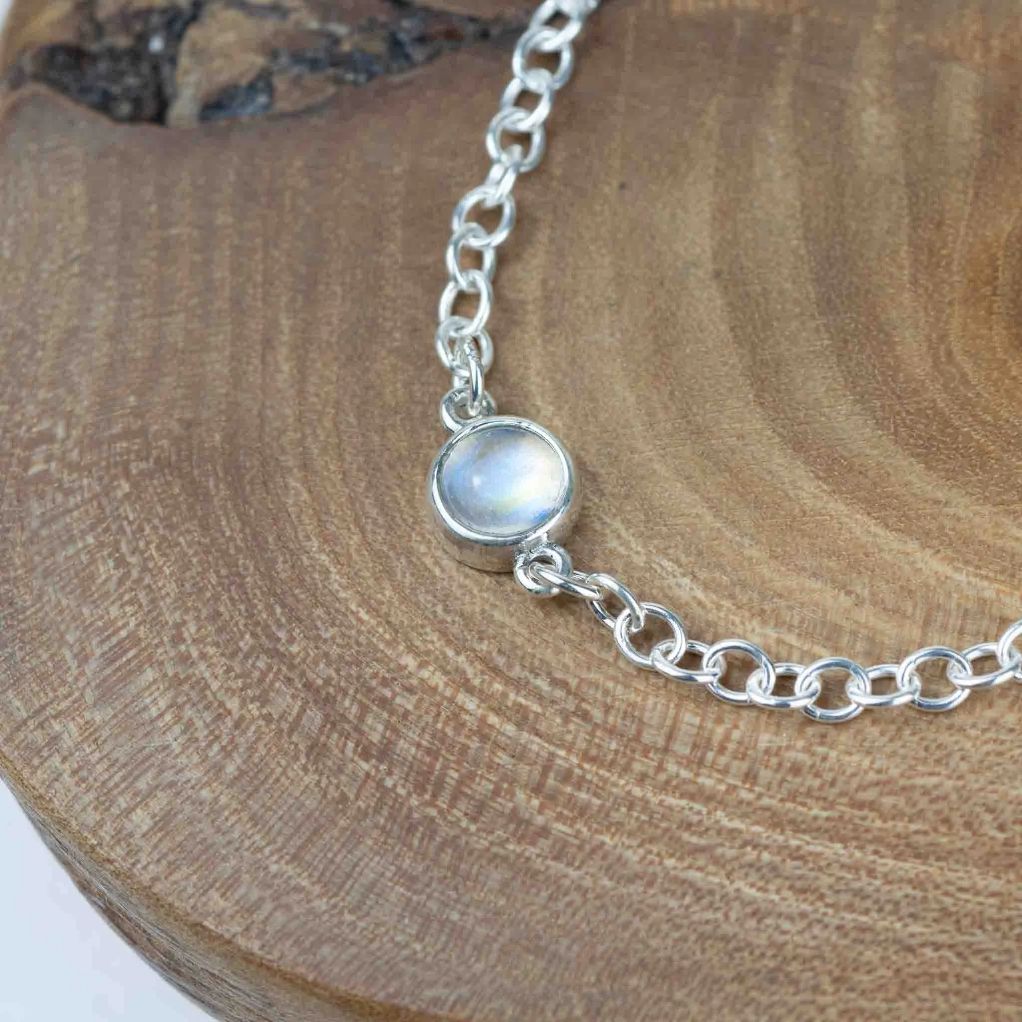 Moonstone Gemstone Bracelet