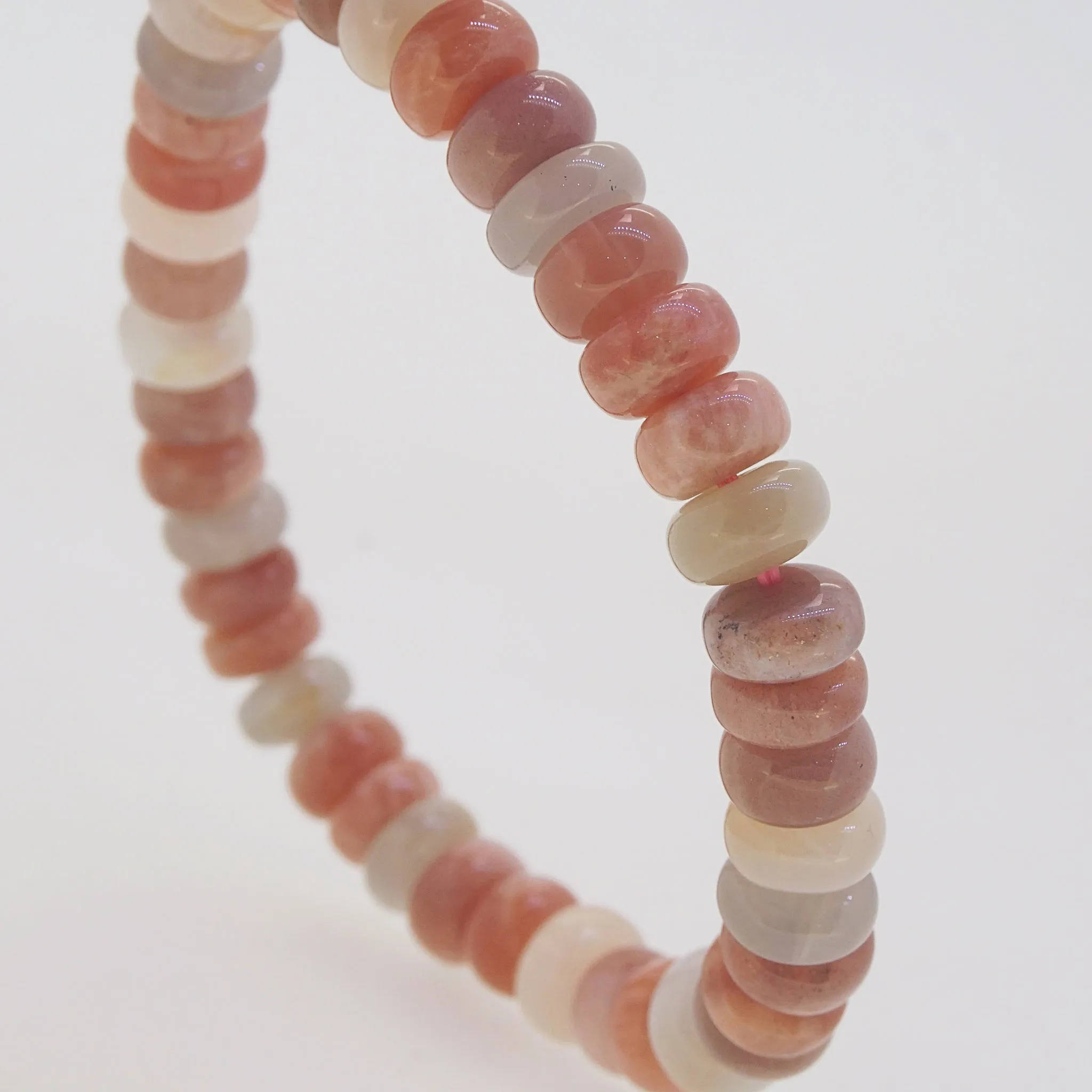Multicolored Moonstone Discs 8.5mm