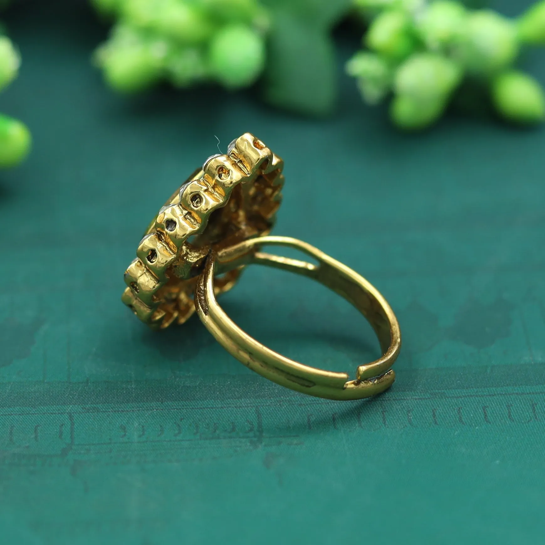 Polki White Ring 16734-3882