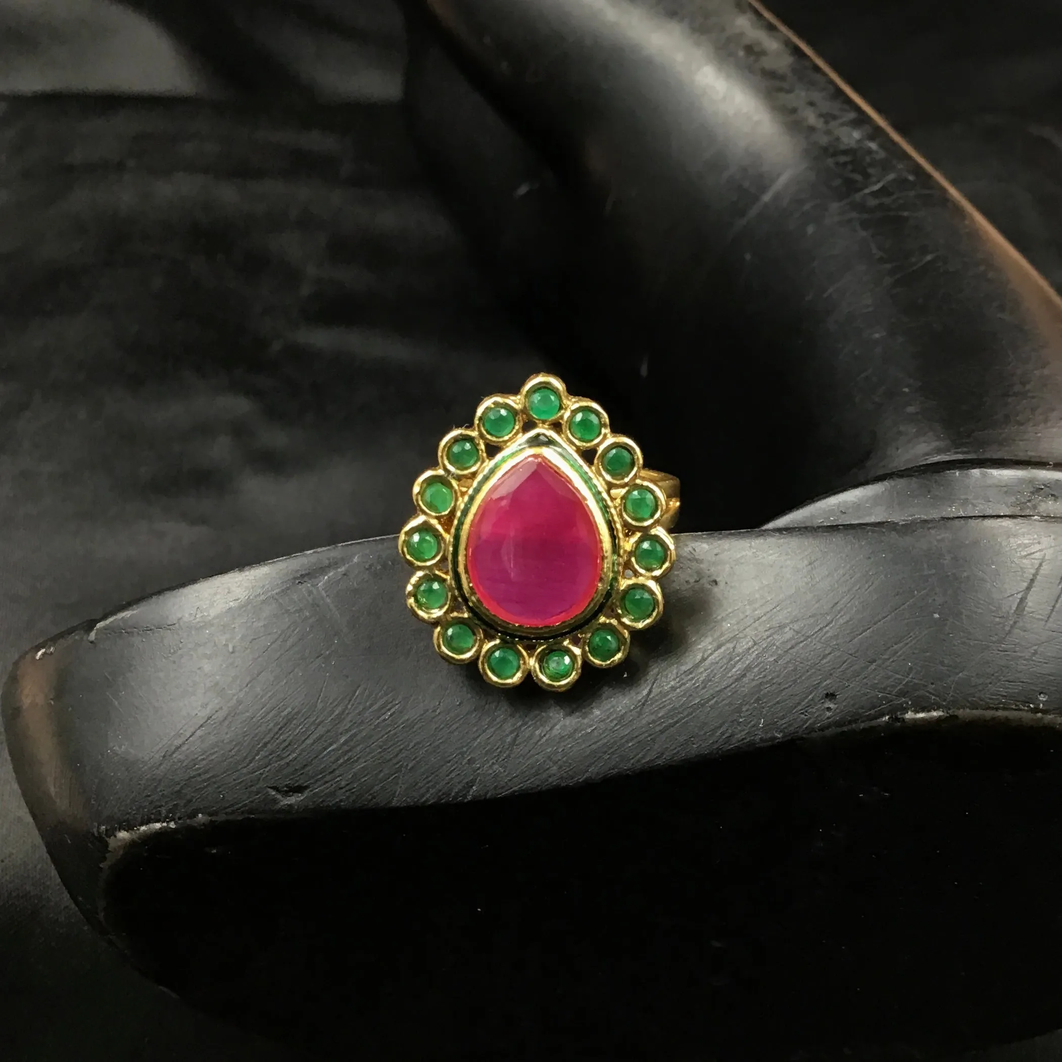 Polki White Ring 16734-3882