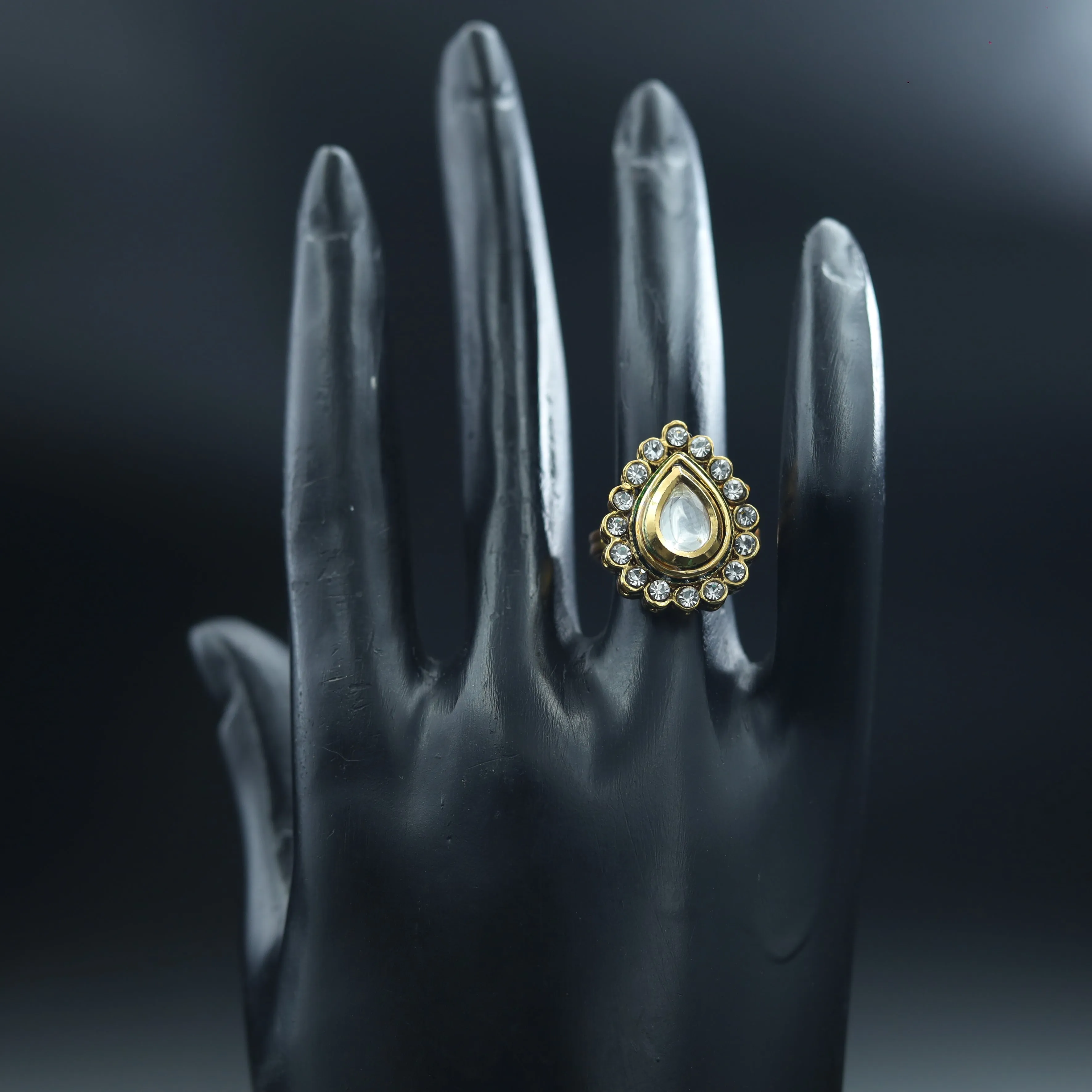 Polki White Ring 16734-3882