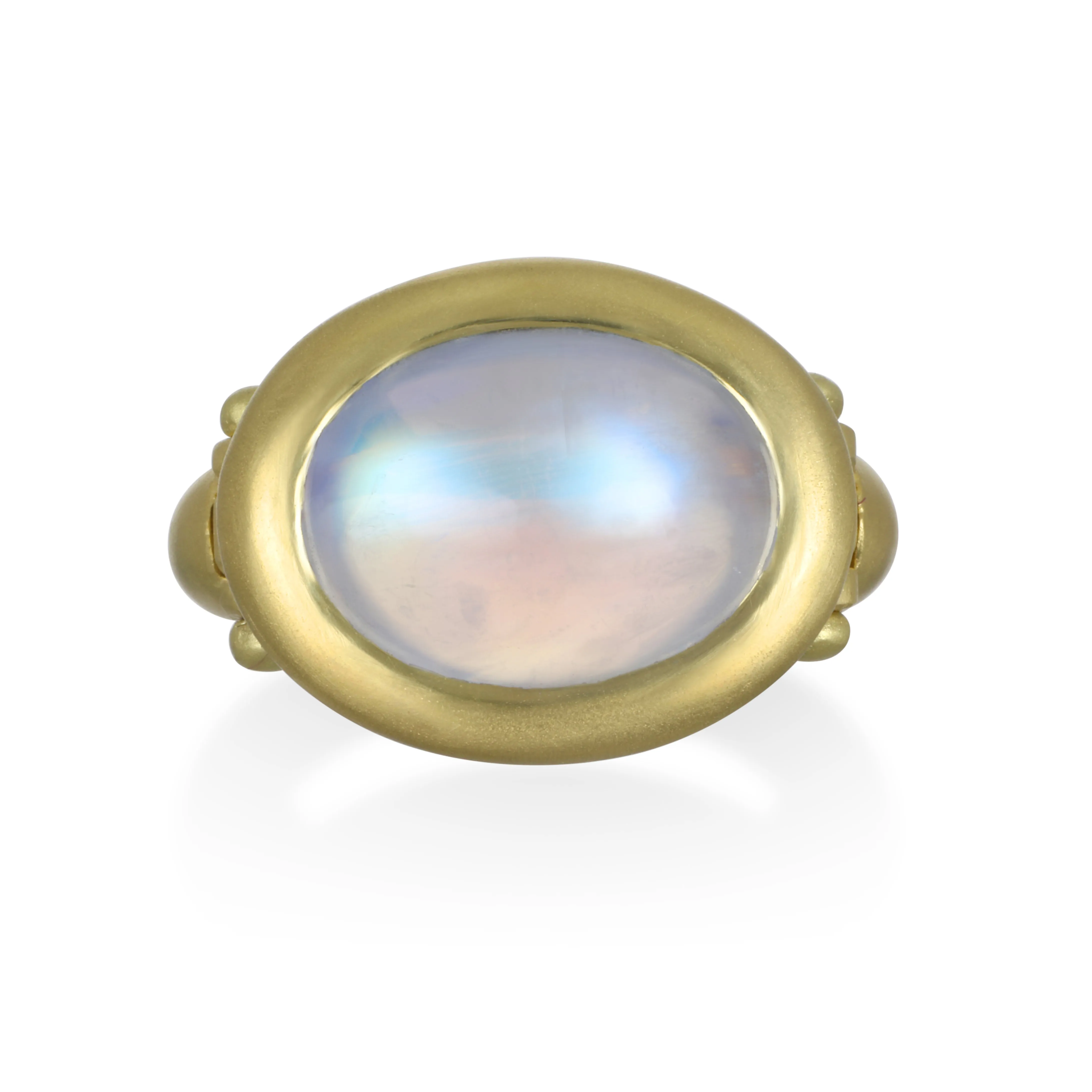 Rainbow Moonstone Ring