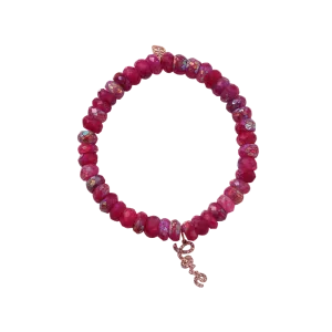 Sapphire Love Beaded Bracelet